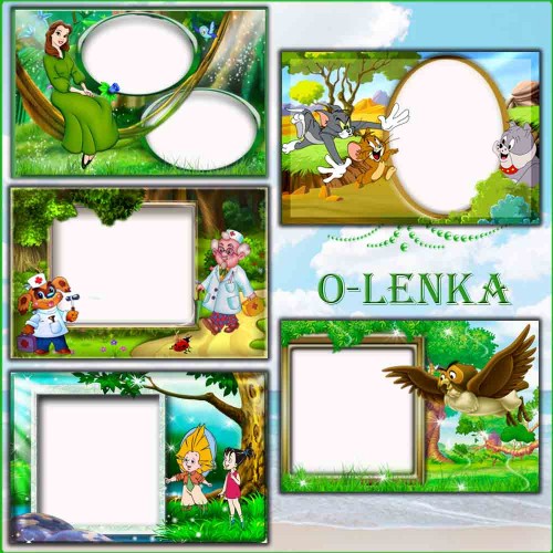 Рамки для фотошопа - Сборник для детей