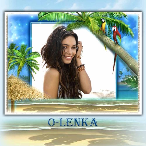 Рамка для фотошопа - Отпуск, море, лето, пляж
