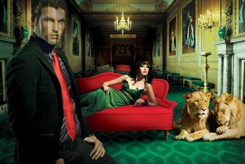 Шаблон для photoshop - мужчина со средствами