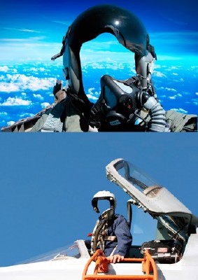 Шаблоны для фотошопа - Летчики истребители