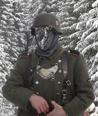 Шаблон для фотомонтажа - солдаты из прошлого 3