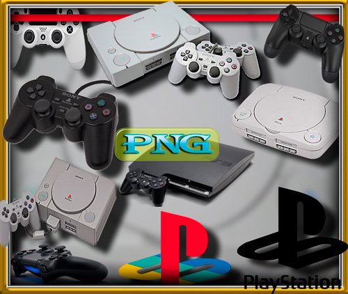 Клип-арты на прозрачном фоне - Sony playstation